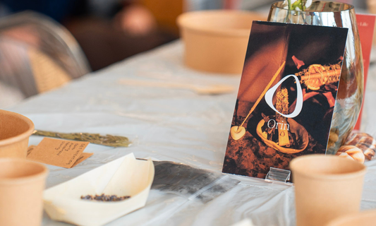 Toronto wellness event with incense making, tea, and slow living atmosphere