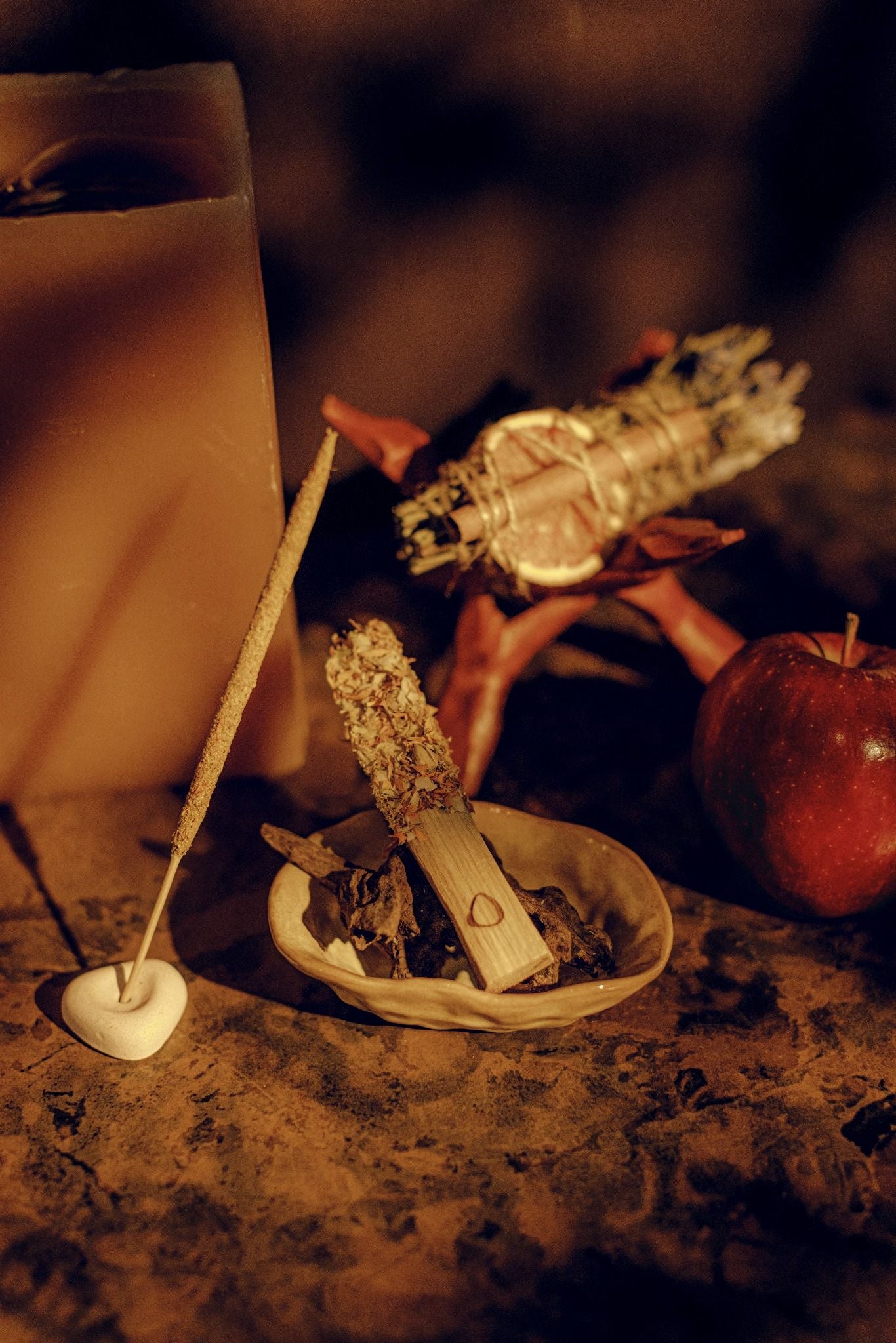 Palo Santo Stick with Calendula & Jasmine |  Softly, Slowly